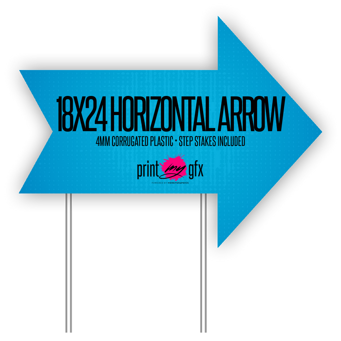 18x24 Horizontal Arrow