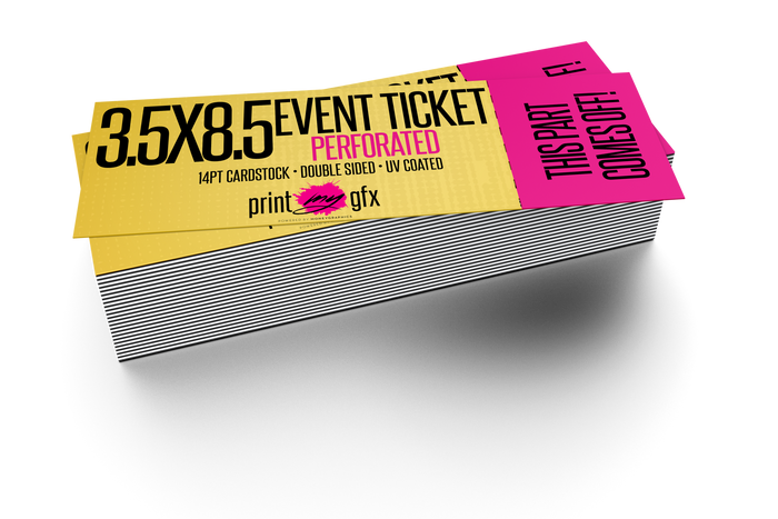 3.5x8.5 Event Ticket (Perforated)