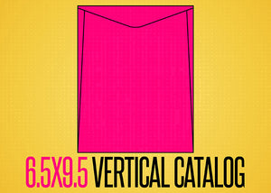 6.5x9.5 Vertical Booklet Envelopes