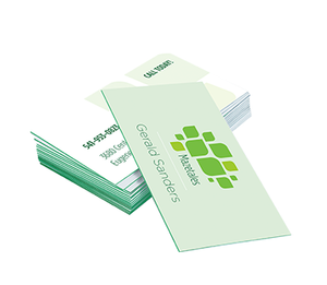 2x3.5 Business Cards (24pt Ultimate Triple Layer Green)